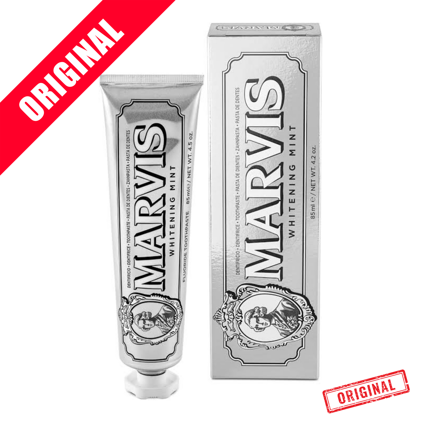 MARVIS معجون تبييض الأسنان الأصلي