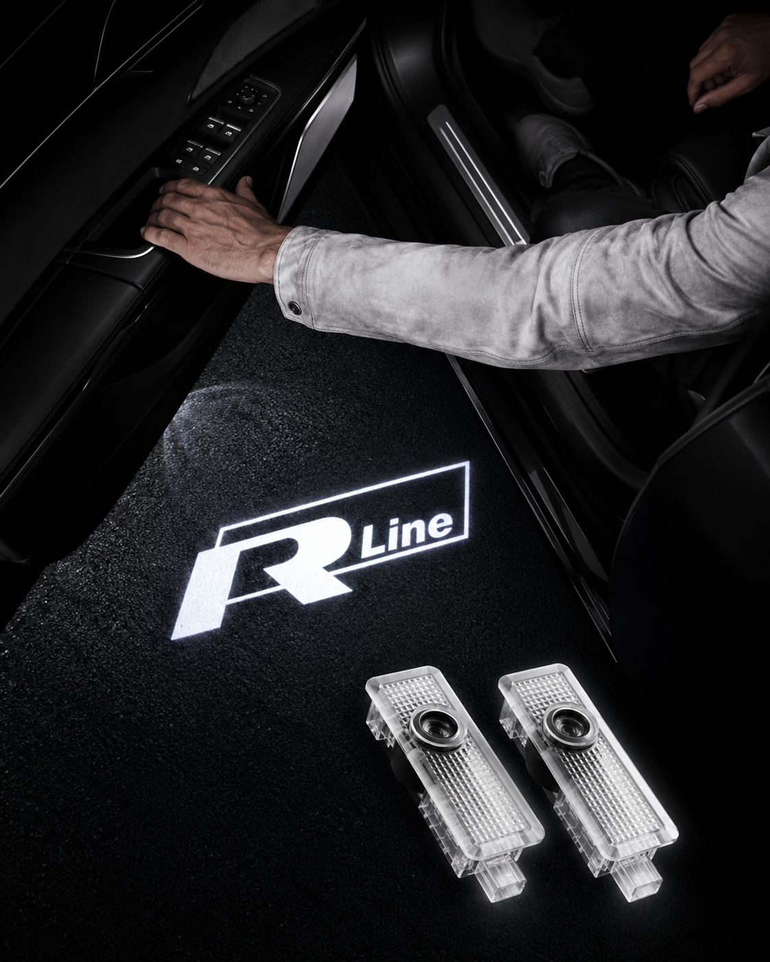 LED LOGO VOLKSWAGEN (2 قطع)