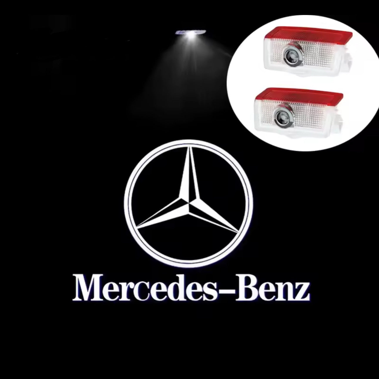 LED LOGO MERCEDES (2 قطع)