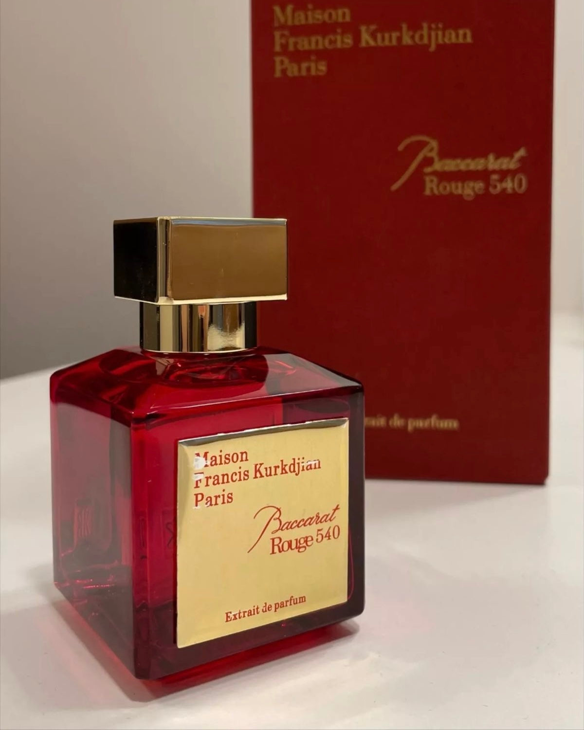 Baccarat rouge extrait du Parfum