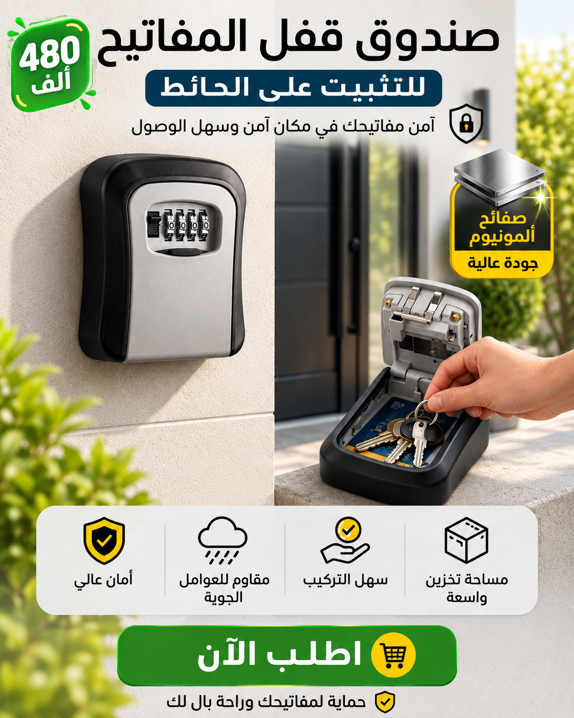 صندوق قفل المفاتيح